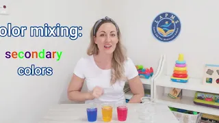 Primary & Secondary Colors - Science Experiment on How to Mix Colors with Miss Emily - Learn & Play