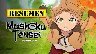 🔺 Mushoku Tensei TEMPORADA 1 y 2 | RESUMEN ANIME en 43 Minutos | De GORDO y FEO a MAMADO y GUAPO