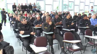 Palestra - Policiais Militares do BOPE participam do treinamento "Qual é a tua obra?"