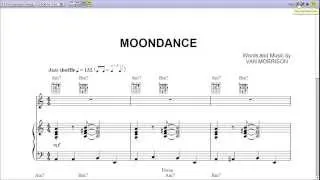 Moondance by Van Morrison - Piano Sheet Music:Teaser