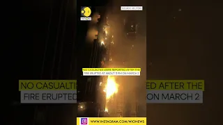 Fire rages at Hong Kong construction site I WION Shorts