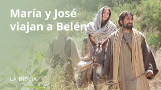 María y José suben hasta Belén