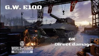 G.W.E100 in Erlenberg:6K direct damage :Wot console - World of Tanks console