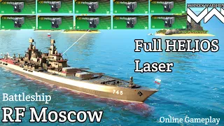 Modern Warships Rf Moscow Full Helios Laser AirDefense