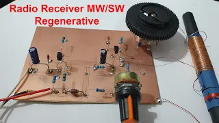 Radio Receiver MW/SW - Regenerative