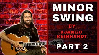 MINOR SWING by Django Reinhardt - Guitar Lesson Part 2