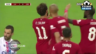 Gol de Mohamed Salah - Liverpool vs Crystal Palace 2-0 Friendly Match 2022