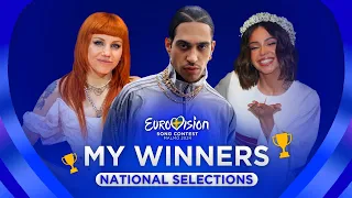 Eurovision 2024: My Winners of each National Selection
