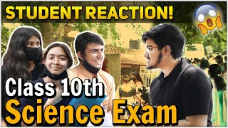 CBSE Class 10 Science Board Exam | Student Reaction | Exam Review 🔥