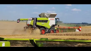 Żniwa Kombinat Rolny Kietrz 2021 Nowe nabytki 2x Claas Lexion 8900