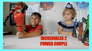 Incredibles 2 Power Couple Mr Incredible and Elastigirl Toy Review