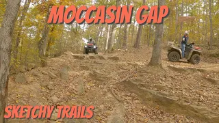 Great ATV trails in the Ozarks in the Moccasin Gap/Macks Pines area. Canam Outlander, Kawasaki Brute