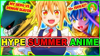 HYPE! Every Upcoming Summer Anime YOU CANNOT Miss! | 10+ Isekai Anime, My Hero Movie, Dragon Maid