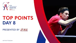 Top Points of Day 8 presented by Shuijingfang | #ITTFWorlds2024