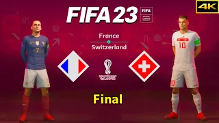 FIFA 23 - FRANCE vs. SWITZERLAND - FIFA World Cup Final - Griezmann vs. Xhaka - PS5™ [4K]