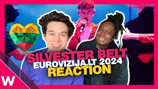🇱🇹 Silvester Belt - Luktelk REACTION | Eurovizija.LT 2024