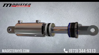 Hydraulic cylinder assembly by hydraulic equipment supplier - Magister Hydraulics
