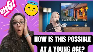 Putri Ariani -Easy On Me (Adele) FIRST TIME HEARING THIS SONG REACTION!!!!