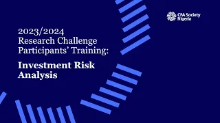 Research Challenge Bootcamp: Investment Risk Analysis