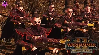 Skirmish in the Shade - Dark Elves vs. High Elves - Total War Warhammer 2 Mortal Empires Gameplay