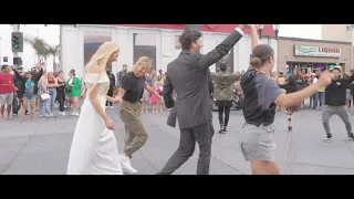 AMAZING flash mob proposal Hermosa Beach