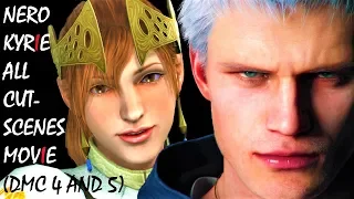 Devil May Cry All Nero & Kyrie Love Story Cutscenes Movie (DEVIL MAY CRY 4 + DMC 5)