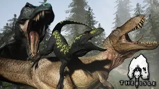 A Fight For Survival!!! - Life of a T.rex | The isle - Part 2