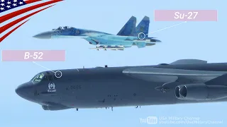 View from B-52 Bomber: Russian Jets Dangerously Buzz & NATO-Ukrainian Jets Escort (Aug-Sept 2020)