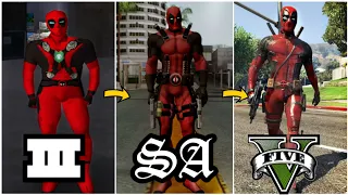 Evolution of Deadpool in Grand Theft Auto Games[Mods] | 2001-2020 |