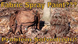 Fabric Spray Paint? Problem Solved(ish)!