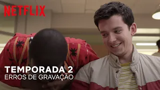 Erros de gravação de Sex Education | Temporada 2 | Netflix Brasil
