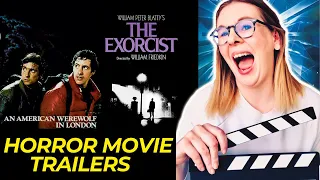 Terrifying Horror Movie Trailer Reactions First Time Watching