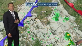 Active Weather Simmers Down Friday