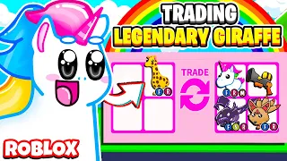 What Do People Trade For A LEGENDARY GIRAFFE In Adopt Me? Roblox Adopt Me Trading