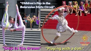 3 part. Performance of young gymnasts in the circus show "Children's Day in the Belarusian  Circus".