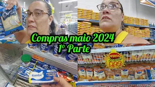 Compras de maio 2024 1°parte