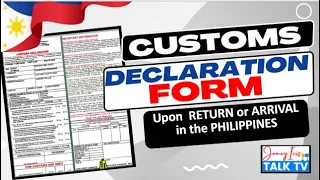 Customs Declaration Manual Form Tutorial Guide | i-Declare Overview | Prohibited Items to Bring