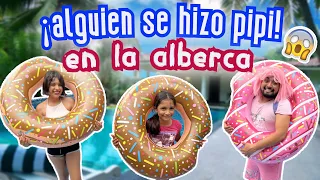 alguien se hizo pipi en la alberca | termina mal 😱