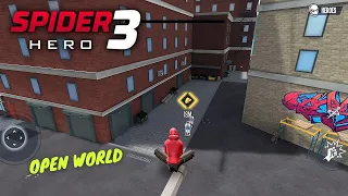 Spider Hero 3 Gameplay - Open World (Android)