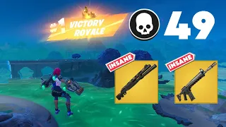 49 Elimination Solo Vs Squads Gameplay Wins (New! Fortnite Chapter 5 Season 3 PS5 Controller)