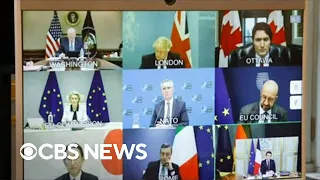 European leaders respond to Russian invasion with new sanctions