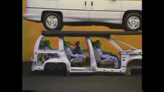 Pontiac Trans Sport Van TV Commercial 1990 "We Build Excitement" Crash Dummies