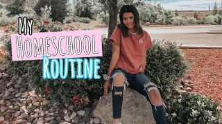 my HOMESCHOOL routine!