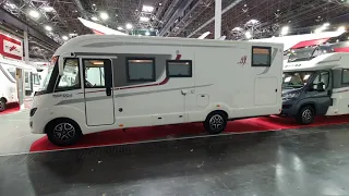 Rapido motorhome with face to face in front and German in rear.  Rapido 866F.  3 minute tour.