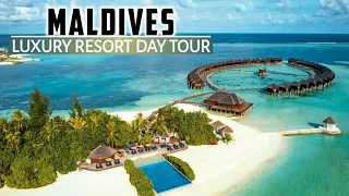 [4K] MALDIVES 5 Star Luxury Resort Day Tour! SUN SIYAM OLHUVELI | Plus Grand Water Villa Tour!