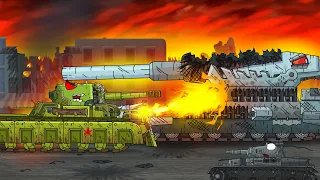 KV-35 Flamethrower vs Goliath - Cartoons about tanks