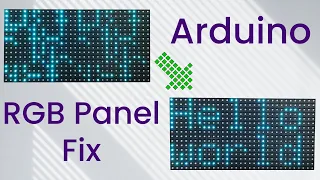 Arduino Project | RGB matrix fix for Chinese 1/4 scan panels