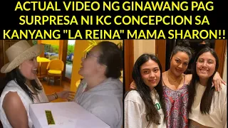 ACTUAL VIDEO NG MAG INANG SHARON AT KC SA GINAWANG SURPRESA NI KC SA KANYANG MAMA!!🎂❤️