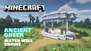 MINECRAFT : Ancient Greek Shrine [How to build]