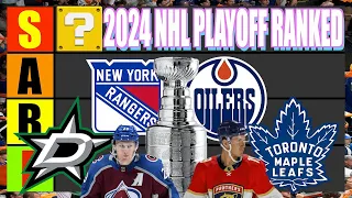 Tier List! NHL Playoff Bracket | Who Will Win the 2024 Stanley Cup ? | Hockey Podcast Team Ranking